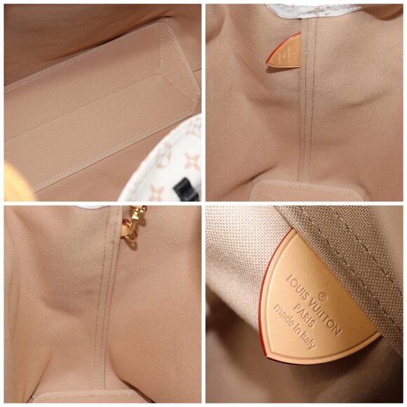 LOUIS VUITTON Monogram Dune Atlantis GM Tote Bag White M24409 LV Auth 75395S - Picture 15 of 16